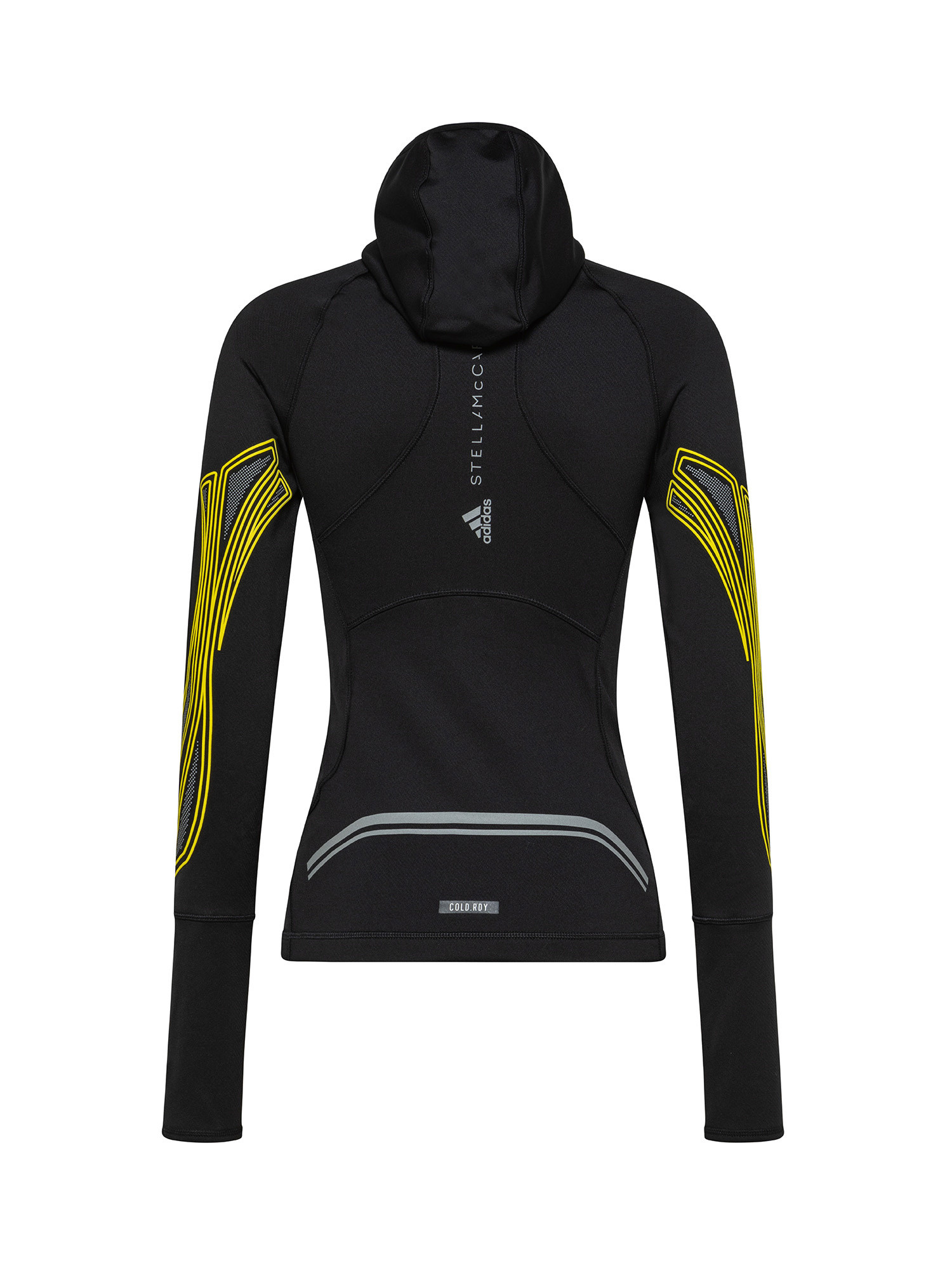 Adidas by Stella McCartney - TruePace Running Long Sleeve Training Jacket COLD.RDY, Black, large image number 1