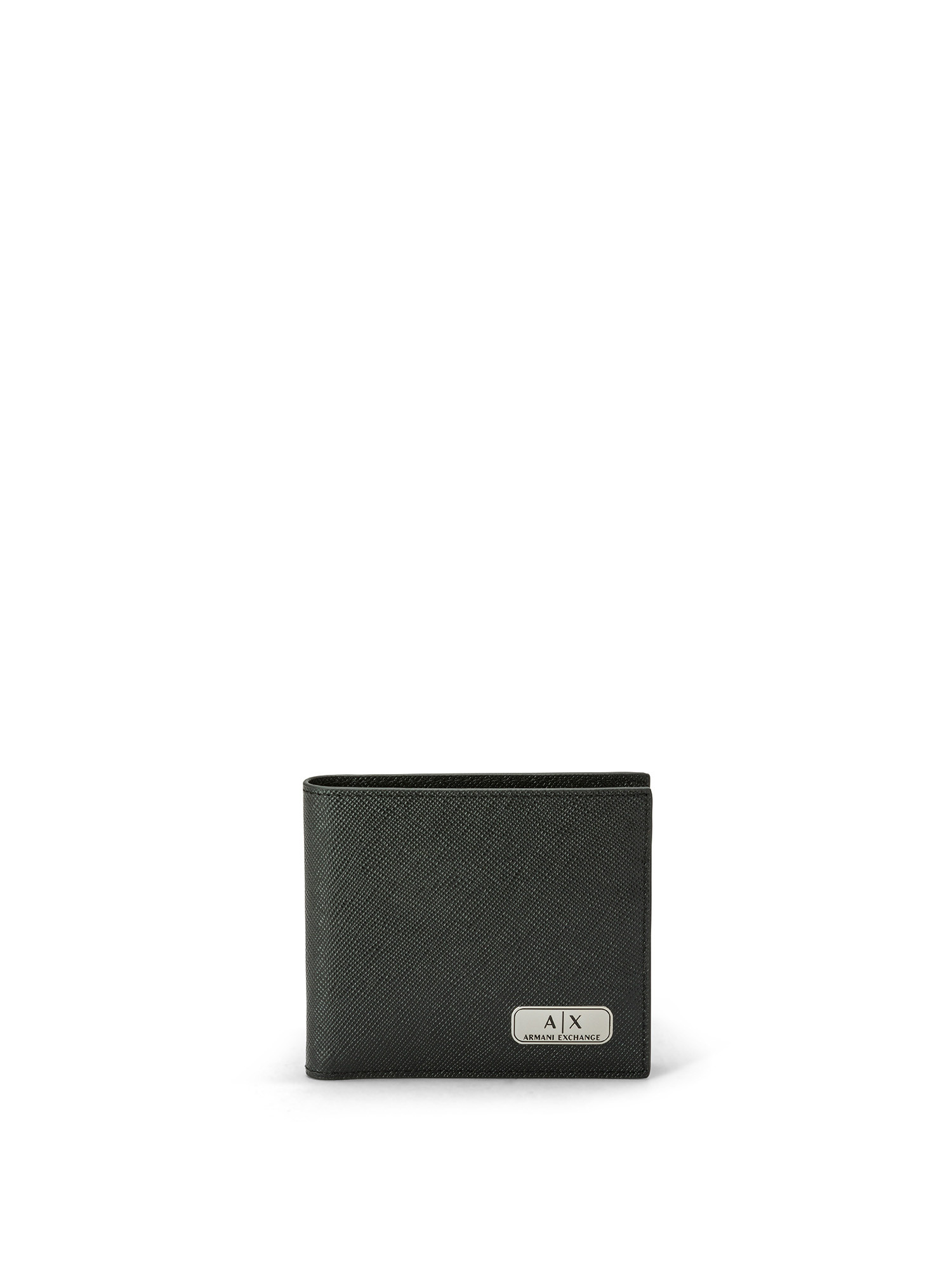 Armani Exchange - Leather wallet, Black, large image number 0