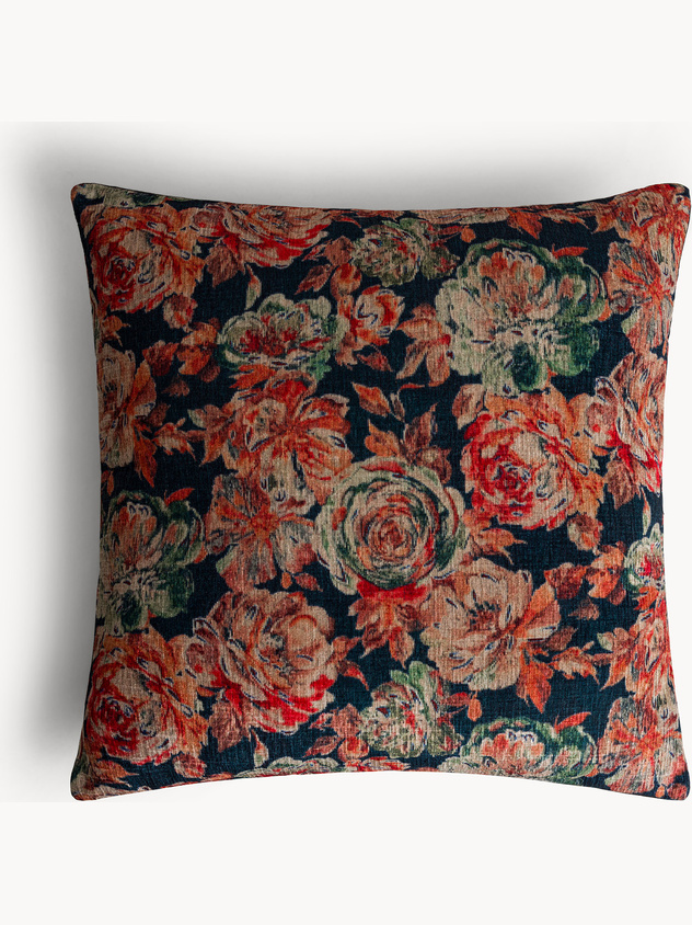 Cuscino 45x45 cm con stampa floreale vintage