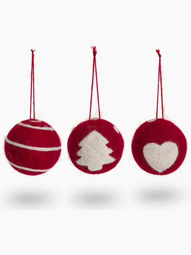 Decorazione per albero in feltro