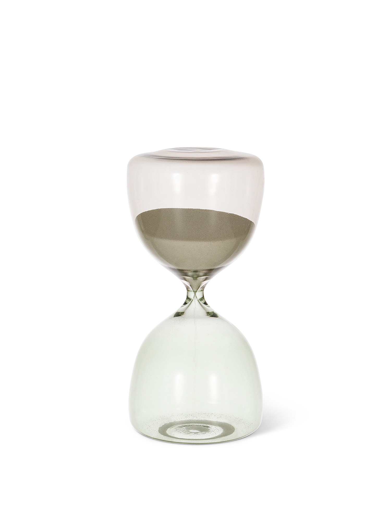 Colored glass hourglass, Green, large image number 0