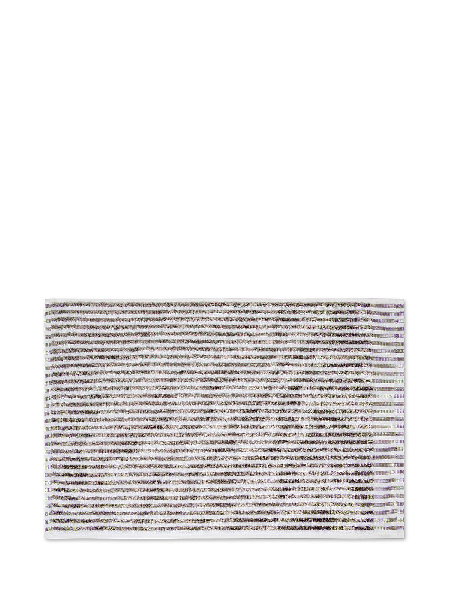 Asciugamano in spugna  di puro cotone., Grigio, large image number 1