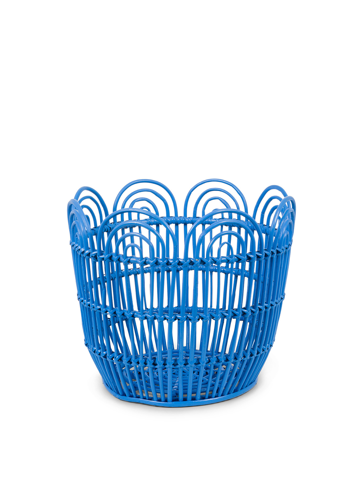 Handmade basket, Blue, large image number 0