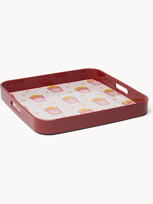 Vassoio in plastica motivo pop corn - Prezzo di lancio