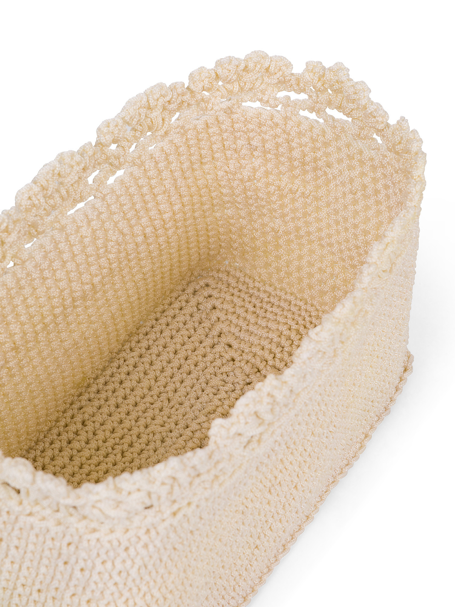 Cestino maglia portatutto, Crema, large image number 1