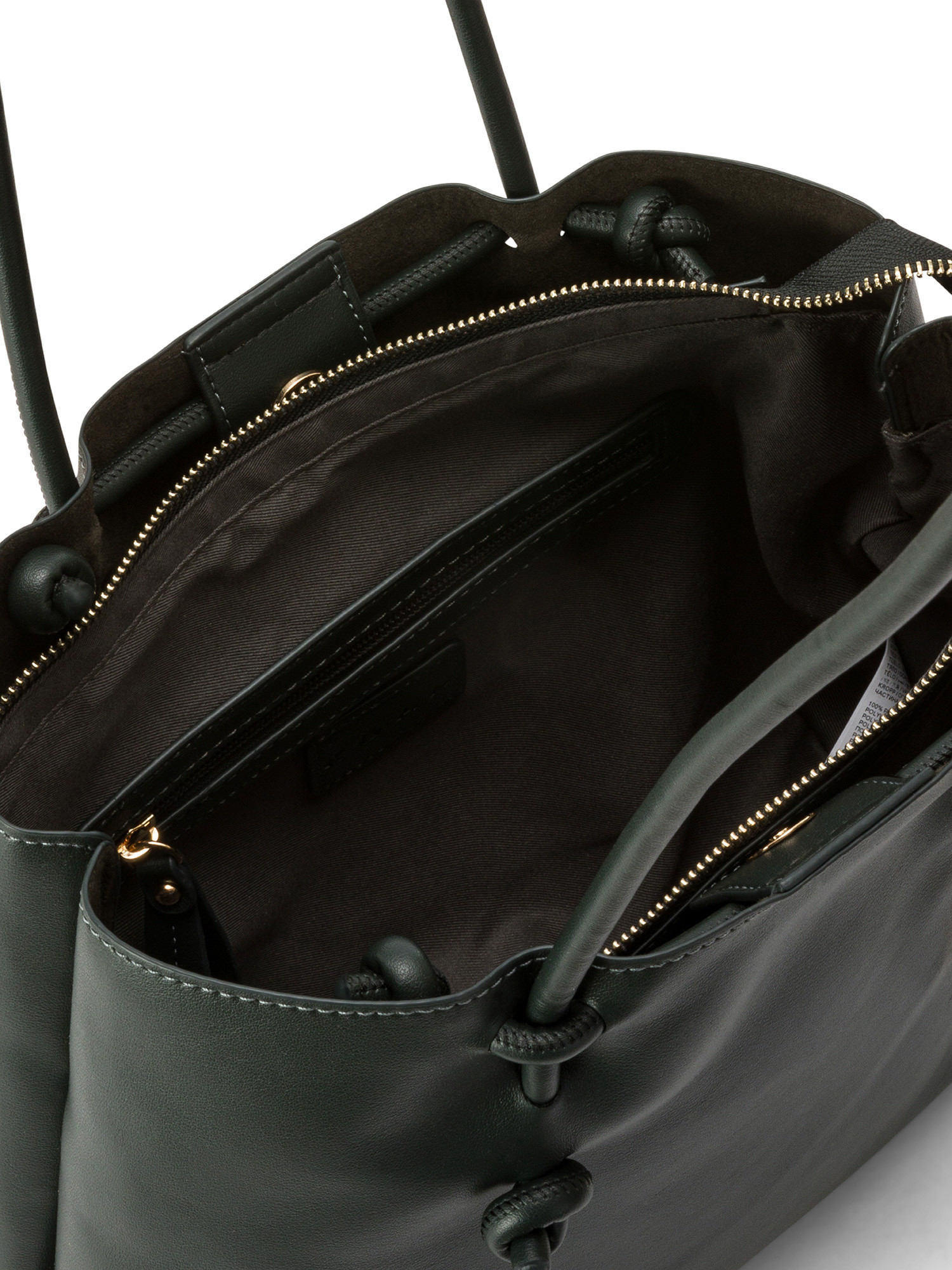 Koan - Shopping bag with knot detail, Dark Blue, large image number 2