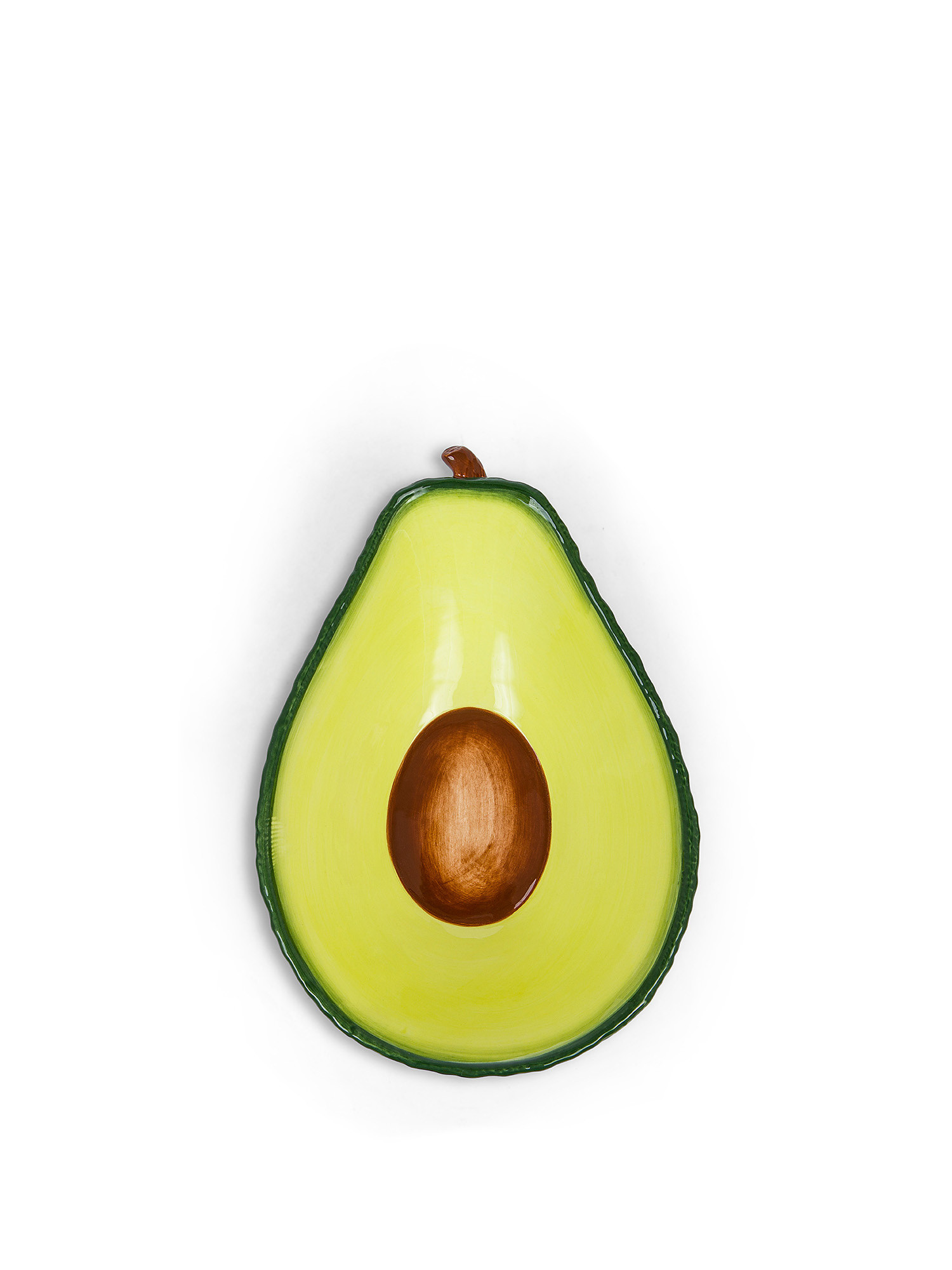Avocado ceramic bowl, Green, large image number 1