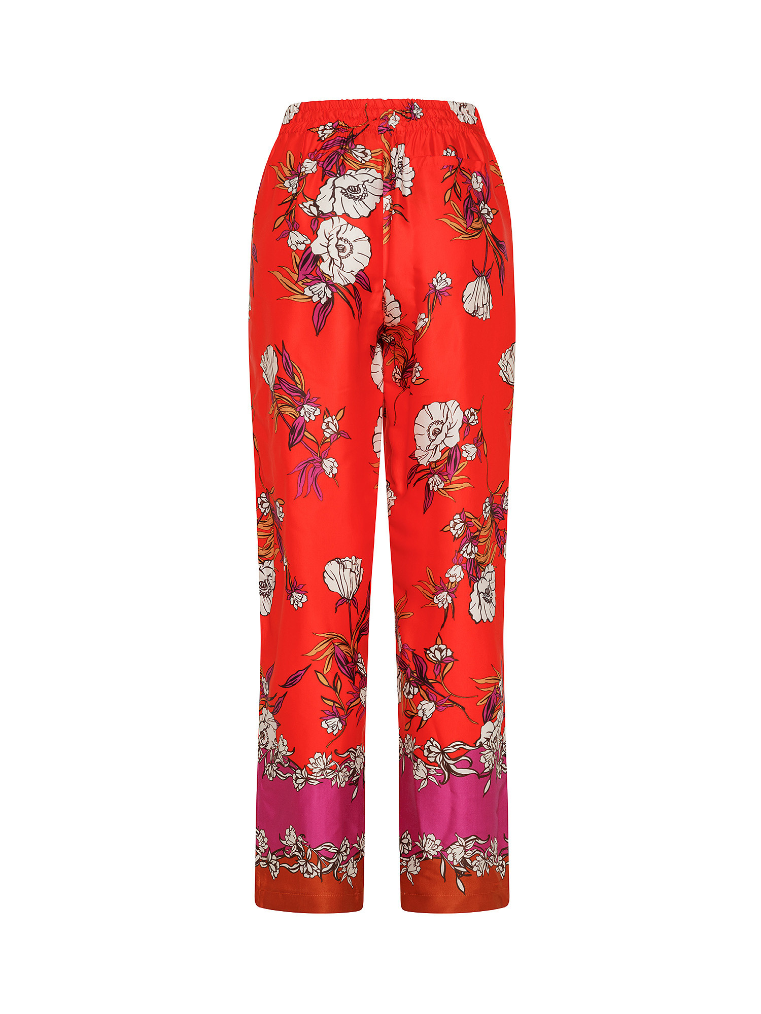 Trousers with print, Red, large image number 1