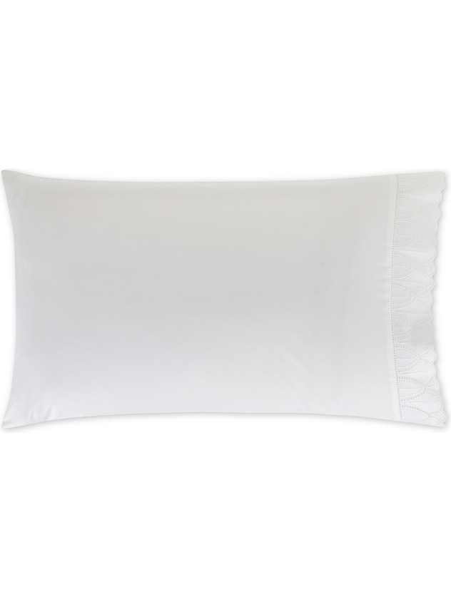 Pillowcase in fine cotton percale Portofino