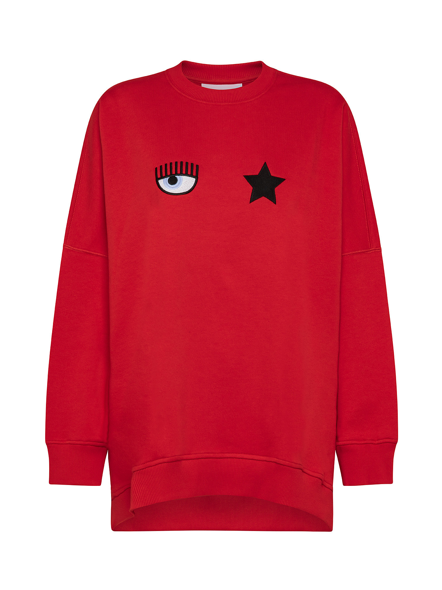 Eye Star sweatshirt, Red, large image number 0