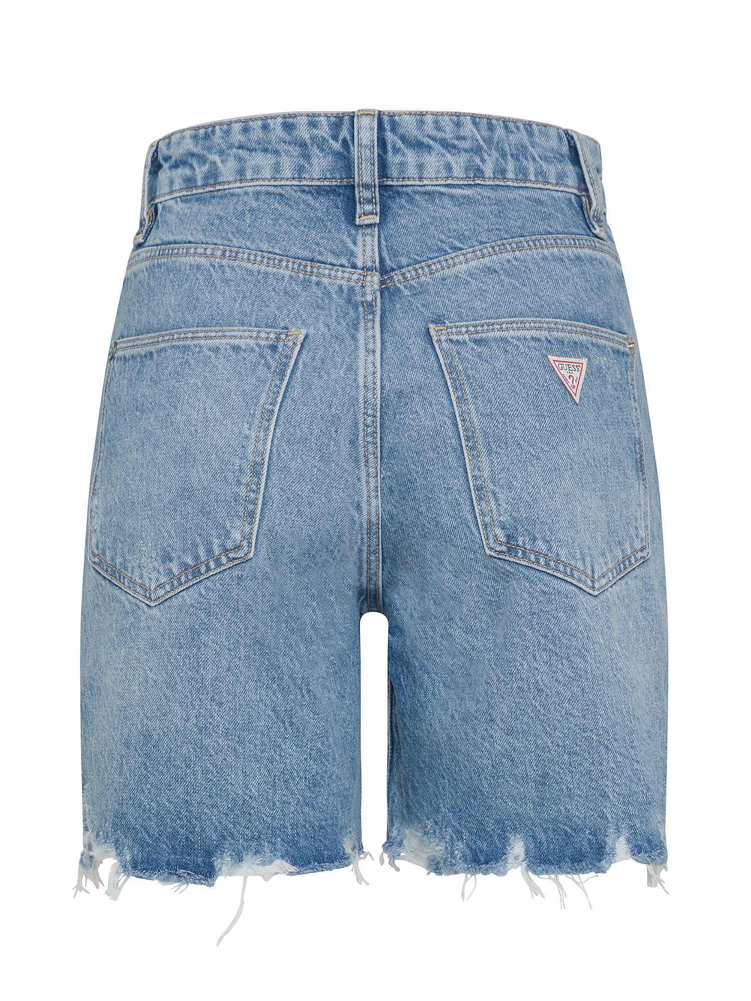 GUESS - Short in jeans a vita alta, Denim, large image number 1