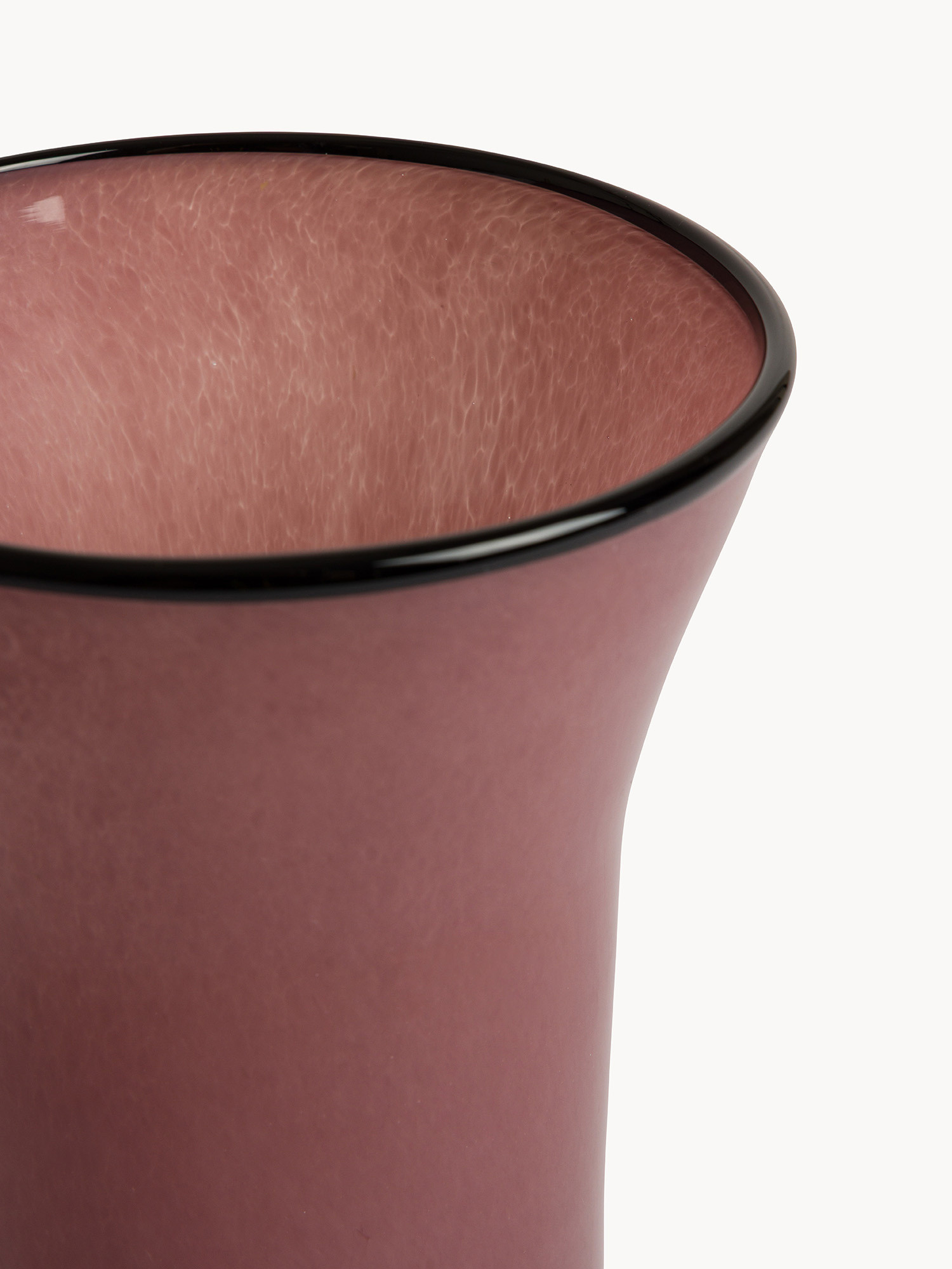 Colored glass vase, Pink, large image number 1