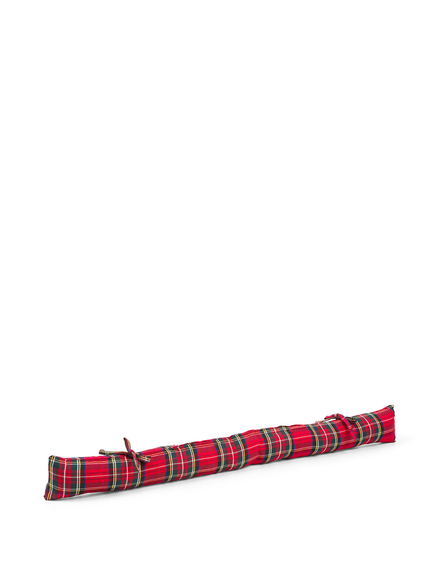 Paraspifferi in tessuto tartan, Rosso, large image number 0