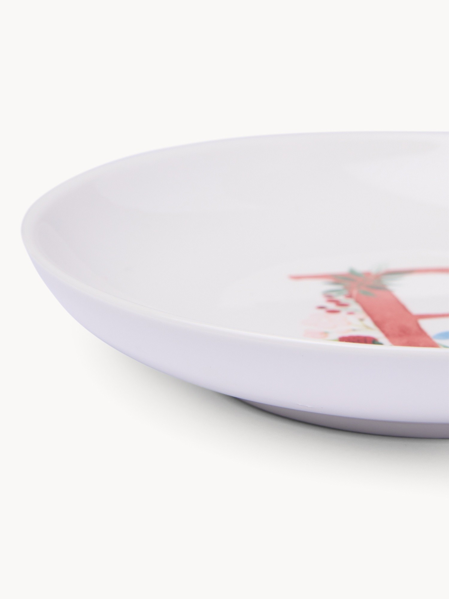 Piattino pane in new bone china lettera B, Bianco 1, large image number 0