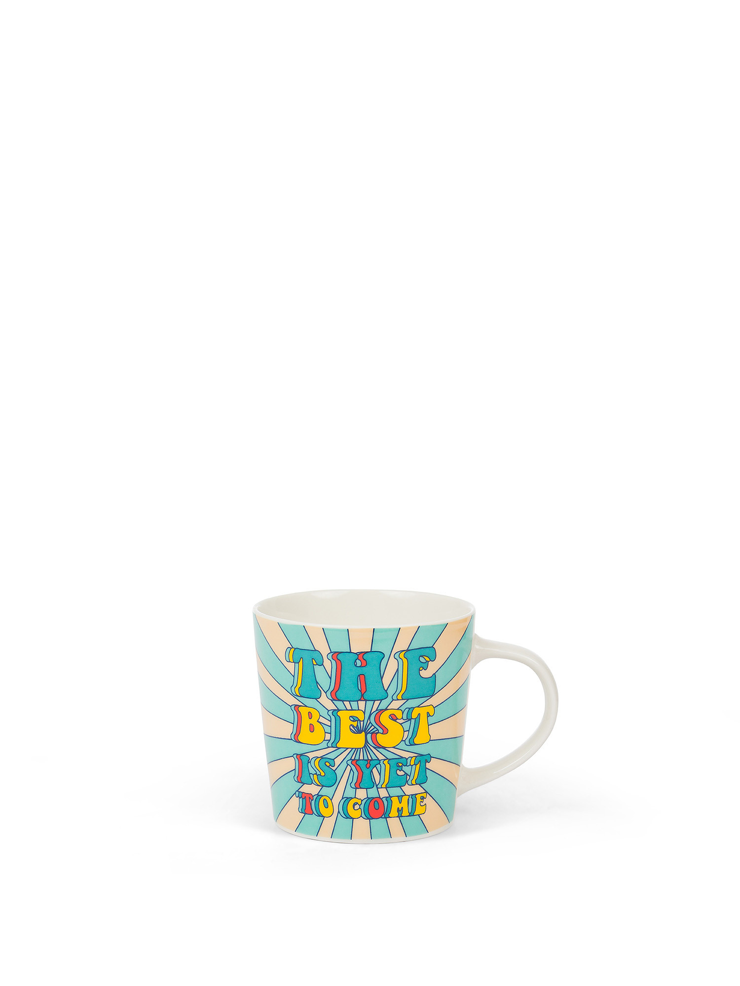 New bone china mug with writing, Multicolor, large image number 0