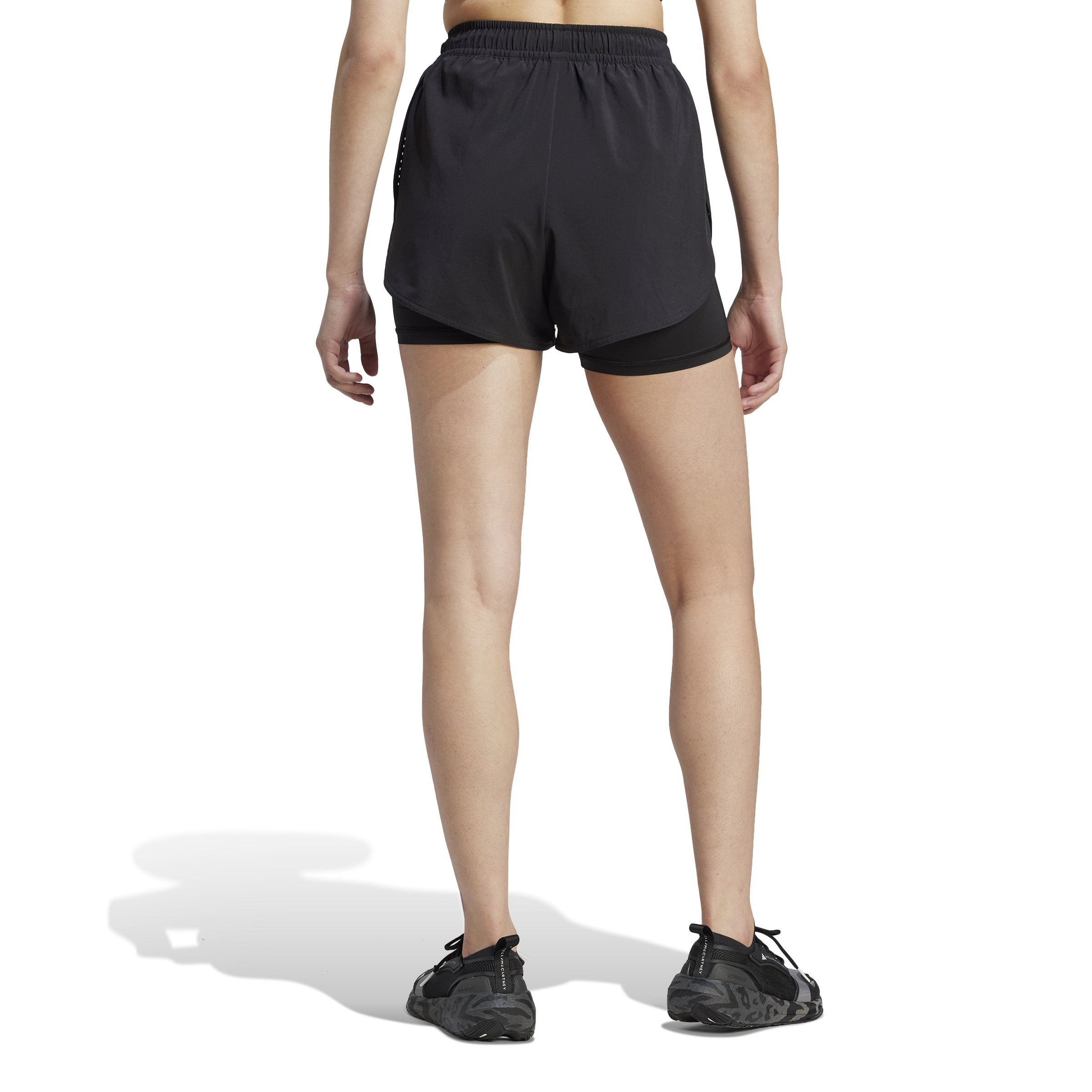 Adidas by Stella McCartney - TruePurpose 2-in-1 Training Shorts, Black, large image number 5