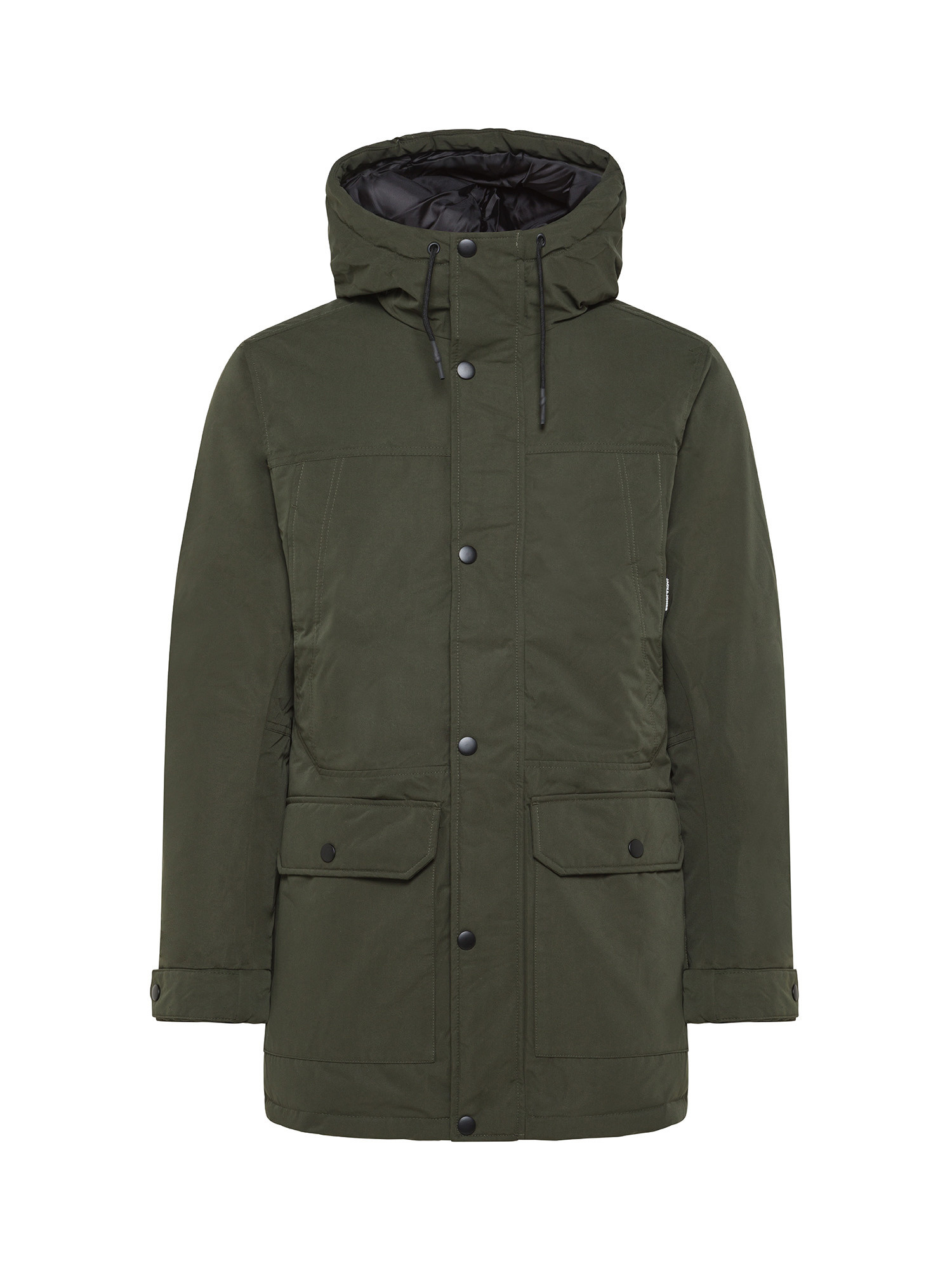 Jacket with adjustable hood, Dark Green, large image number 0