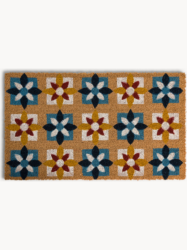 Zerbino con stampa geometrica