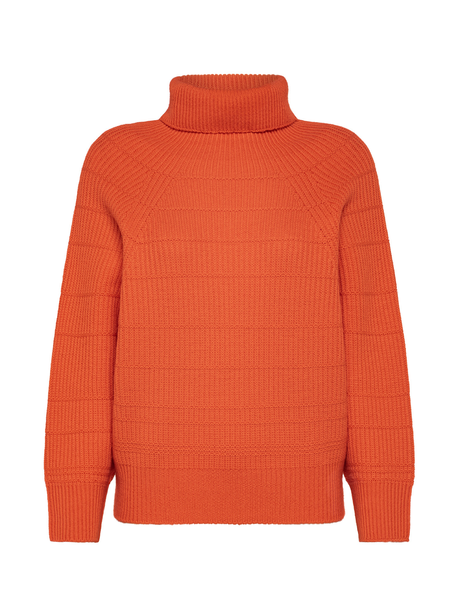 K Collection - Turtleneck pullover, Orange, large image number 0