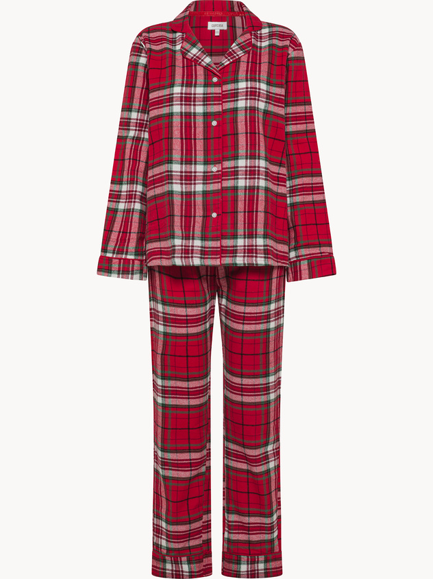 Tartan flannel pajamas