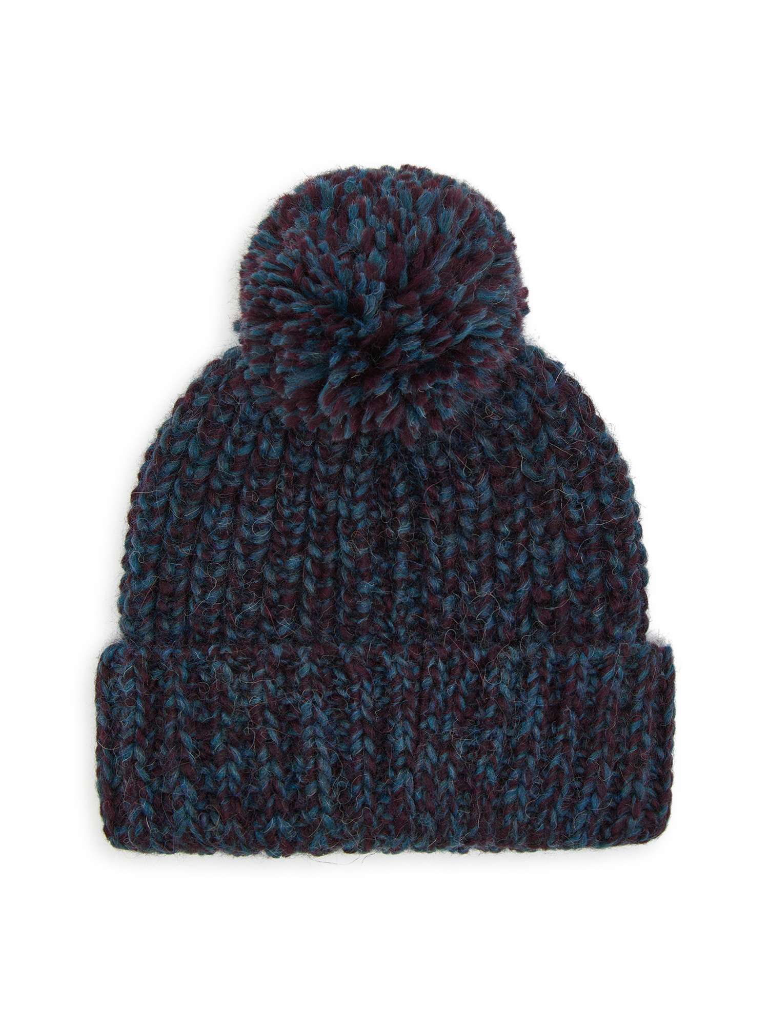 Luca D'Altieri - Beanie with pompon, Blue, large image number 0