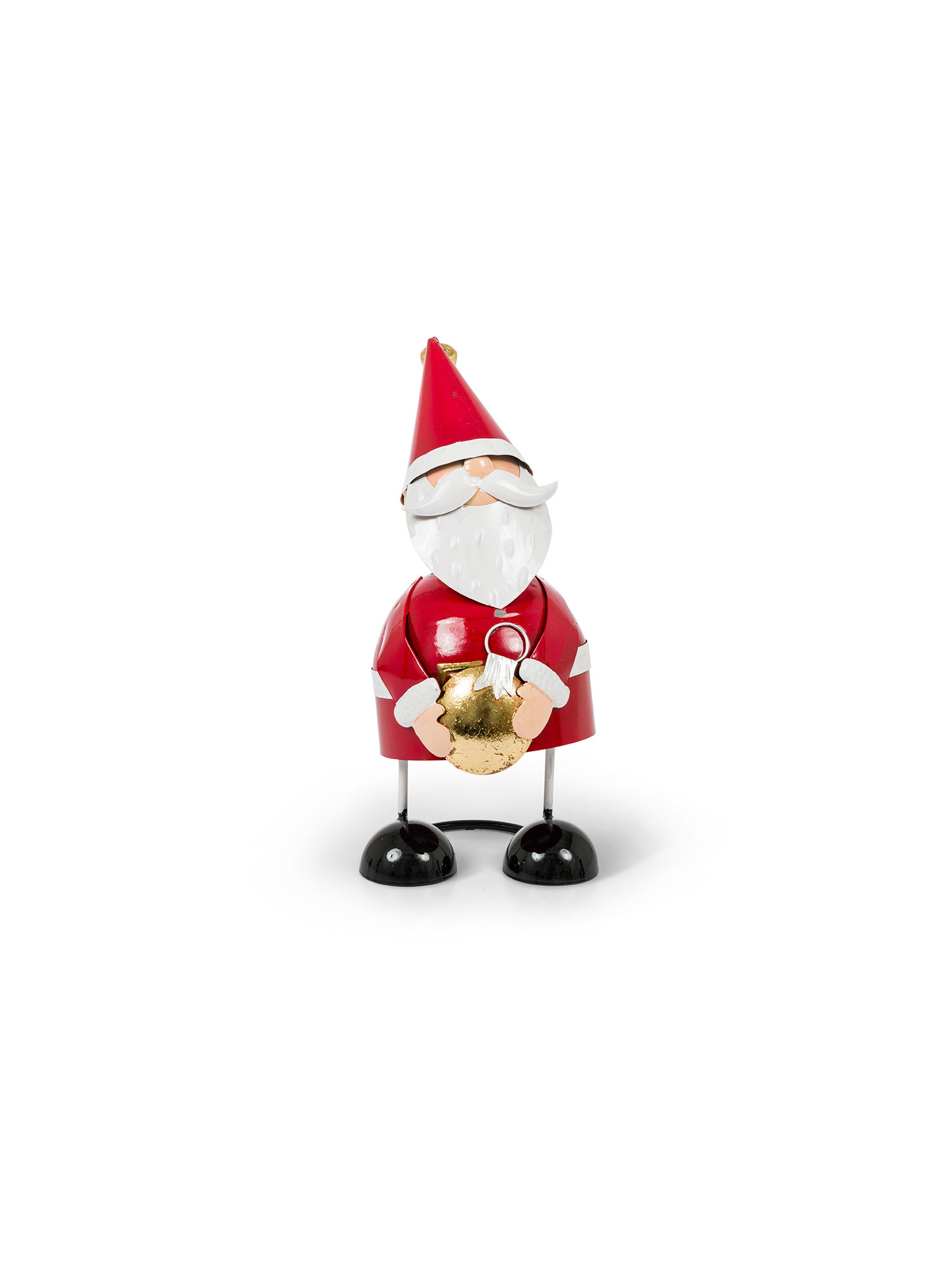 Statuetta babbo Natale in ferro, Rosso chiaro, large image number 0