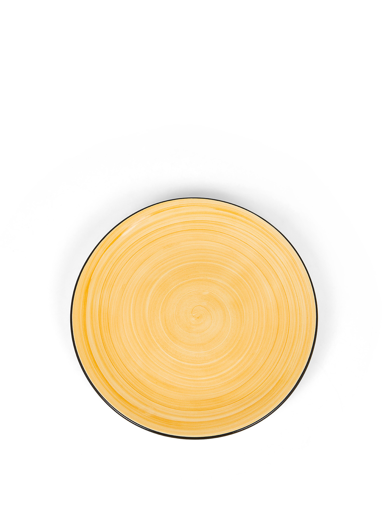 Tokyo stoneware dinner plate, Yellow, large image number 0