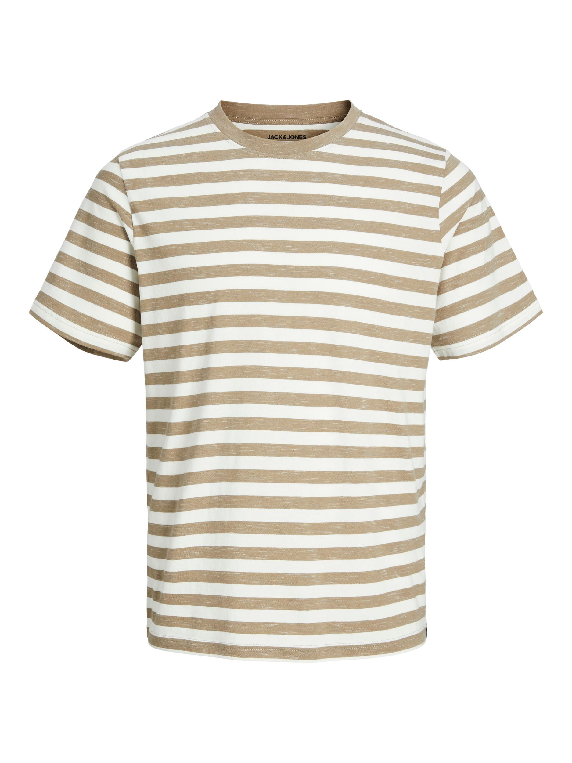 Jack & Jones - Striped T-Shirt, Beige, large image number 0