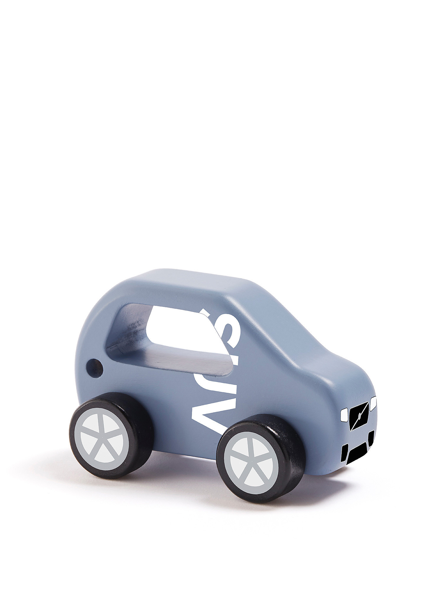 Wooden toy car, Aviation Blue, large image number 0