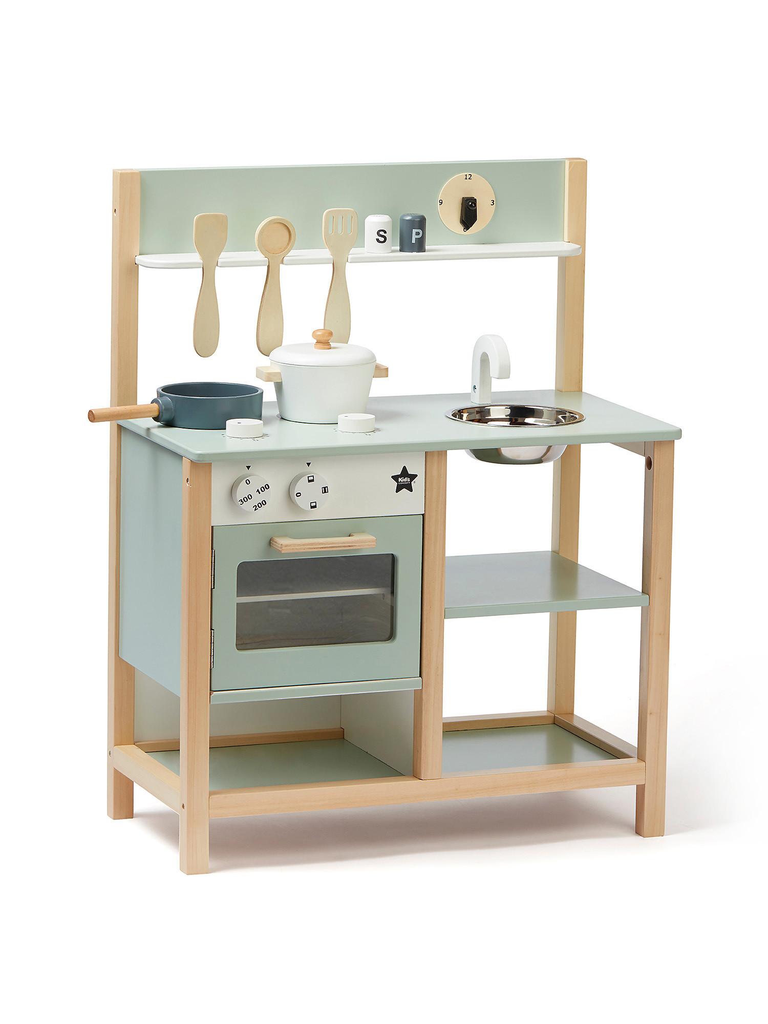 Cucina giocattolo  in legno, Azzurro chiaro, large image number 0