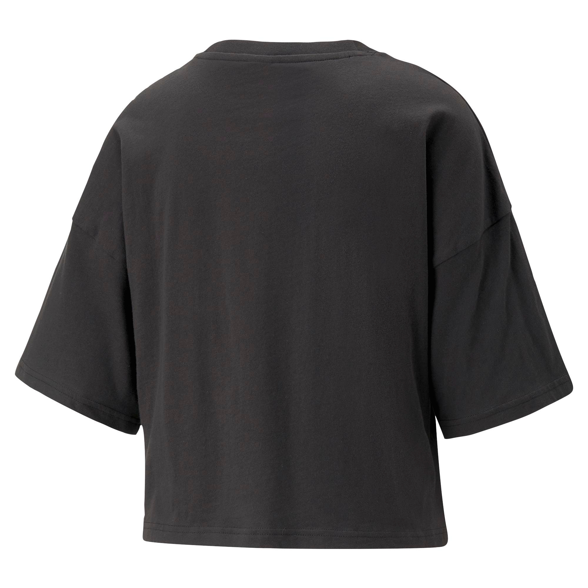 Puma - T-shirt oversize in cotone, Nero, large image number 1