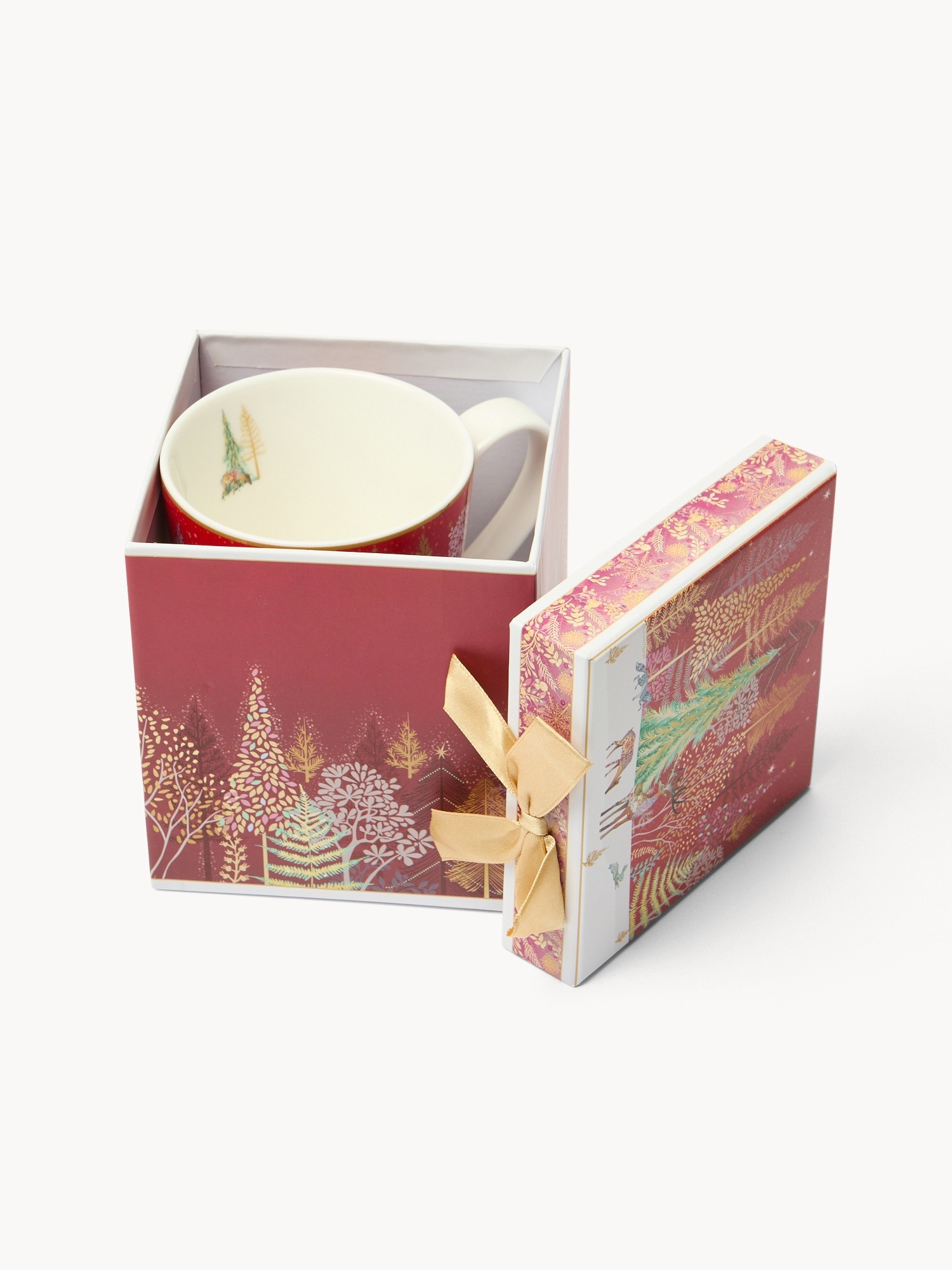 Mug in new bone china alci vintage, Rosso, large image number 1