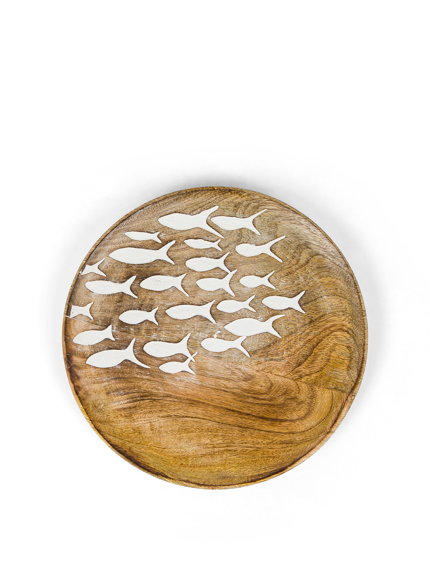 Hand-carved wooden pocket tray, Natural, large image number 0