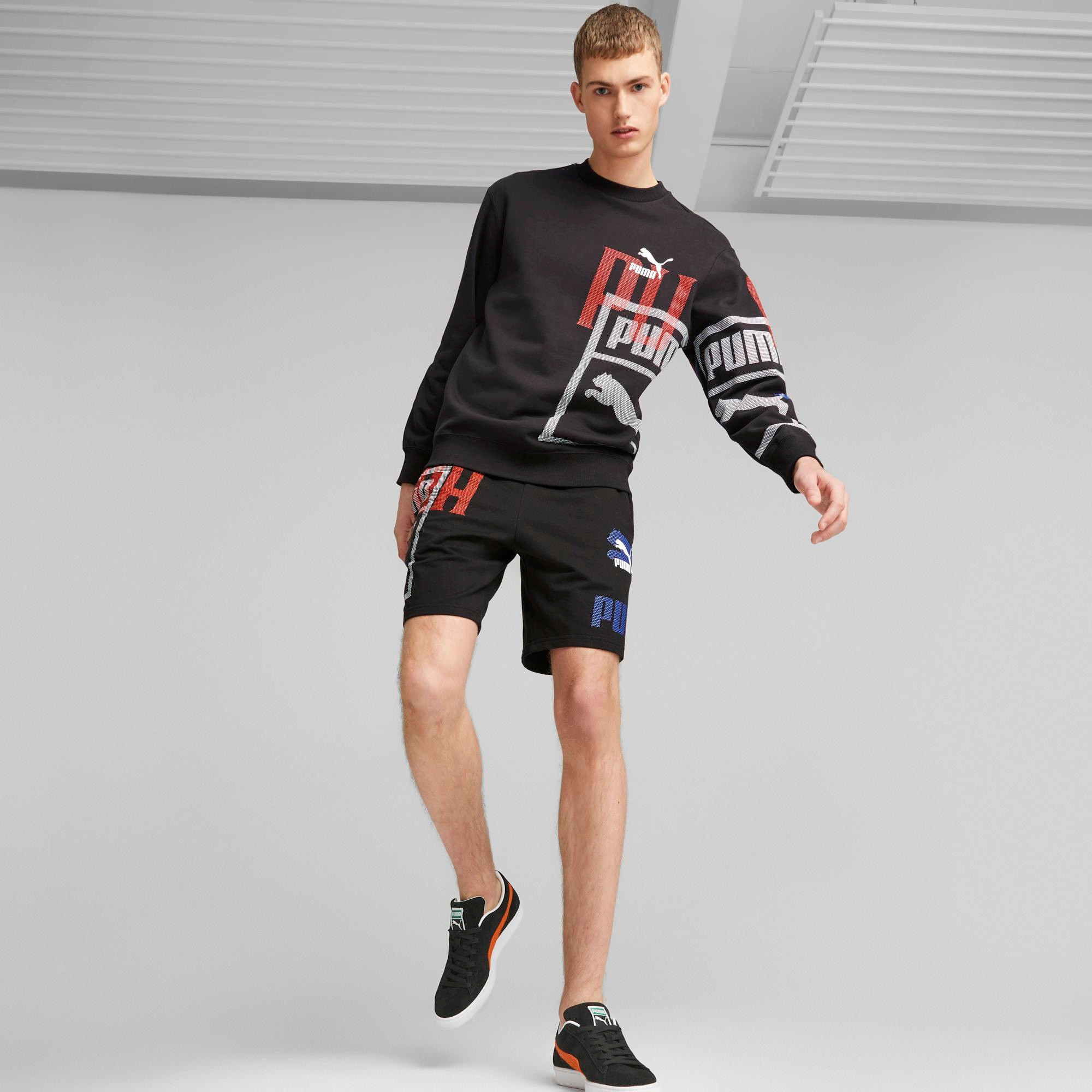 Puma - Shorts with logo, Black, large image number 3
