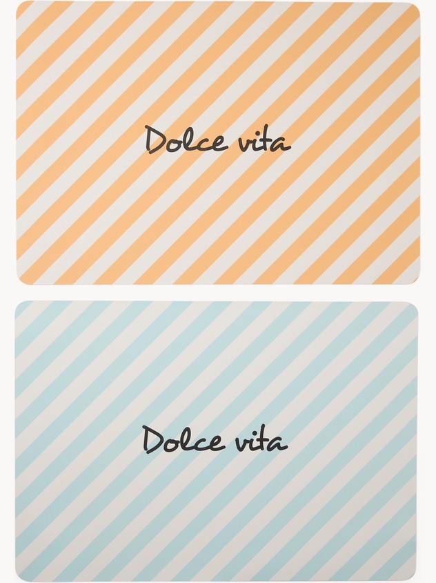 Lettering Patterned Placemat - Introductory Price