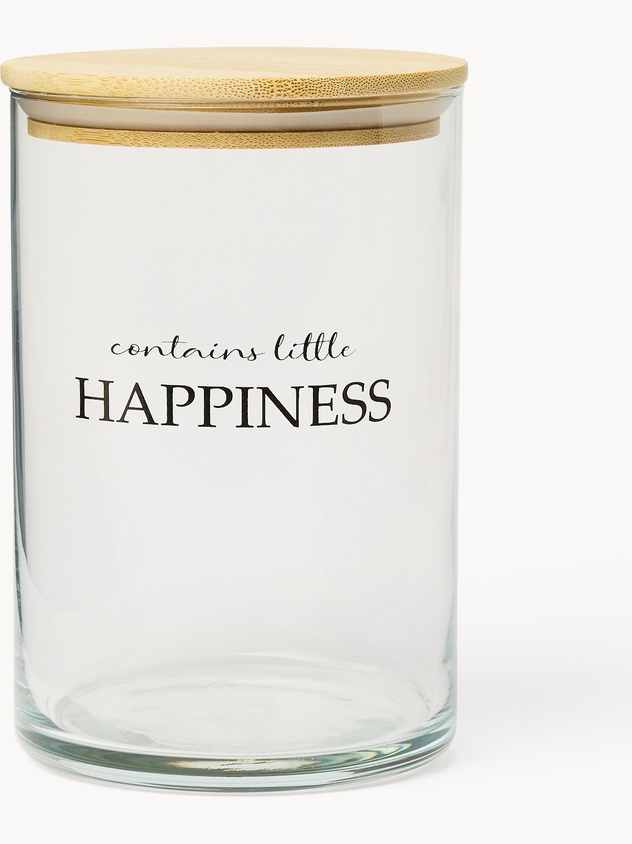 Barattolo in vetro Happy - Prezzo di lancio