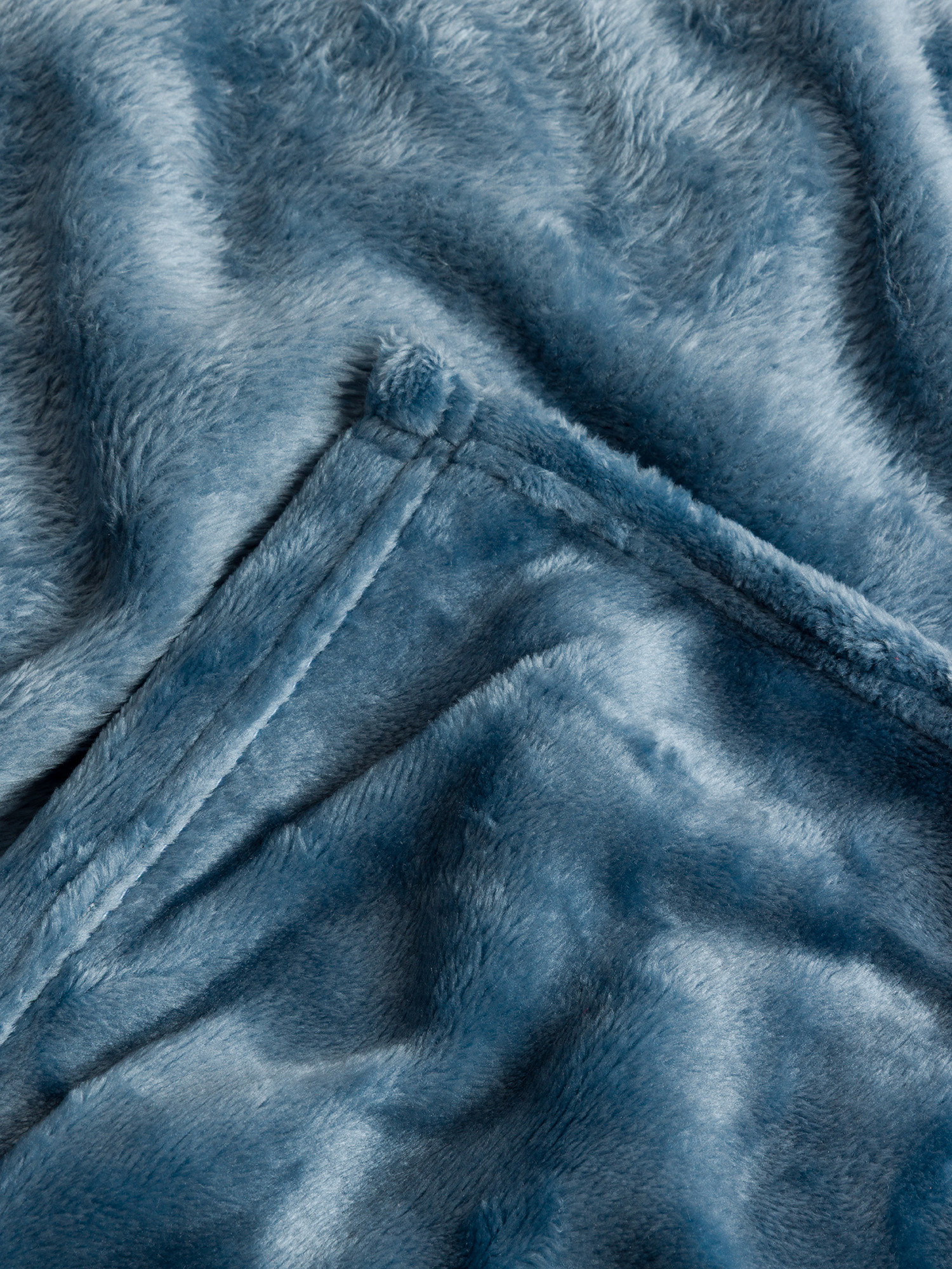 Maxi plaid flannel fleece, Blu, large image number 1