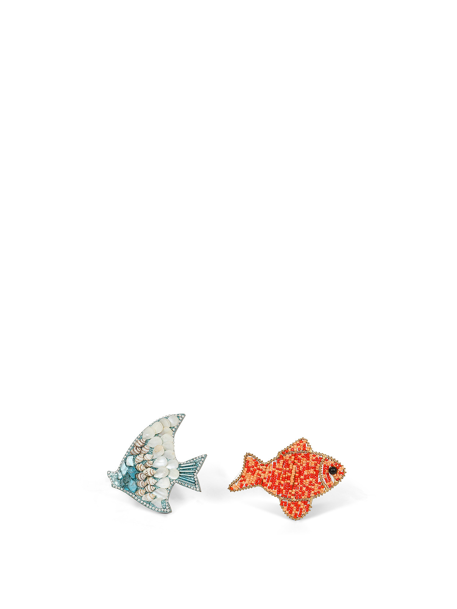 Porta tovaglioli perline motivo pesce, Multicolor, large image number 0