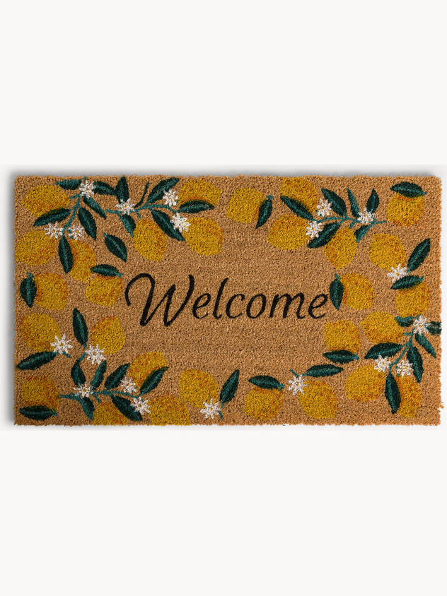 Zerbino con stampa limoni