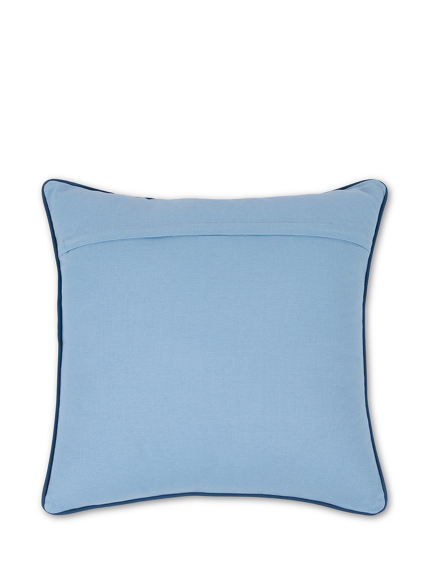 45x45 cm cushion with applications and embroidery, Light Blue, large image number 1
