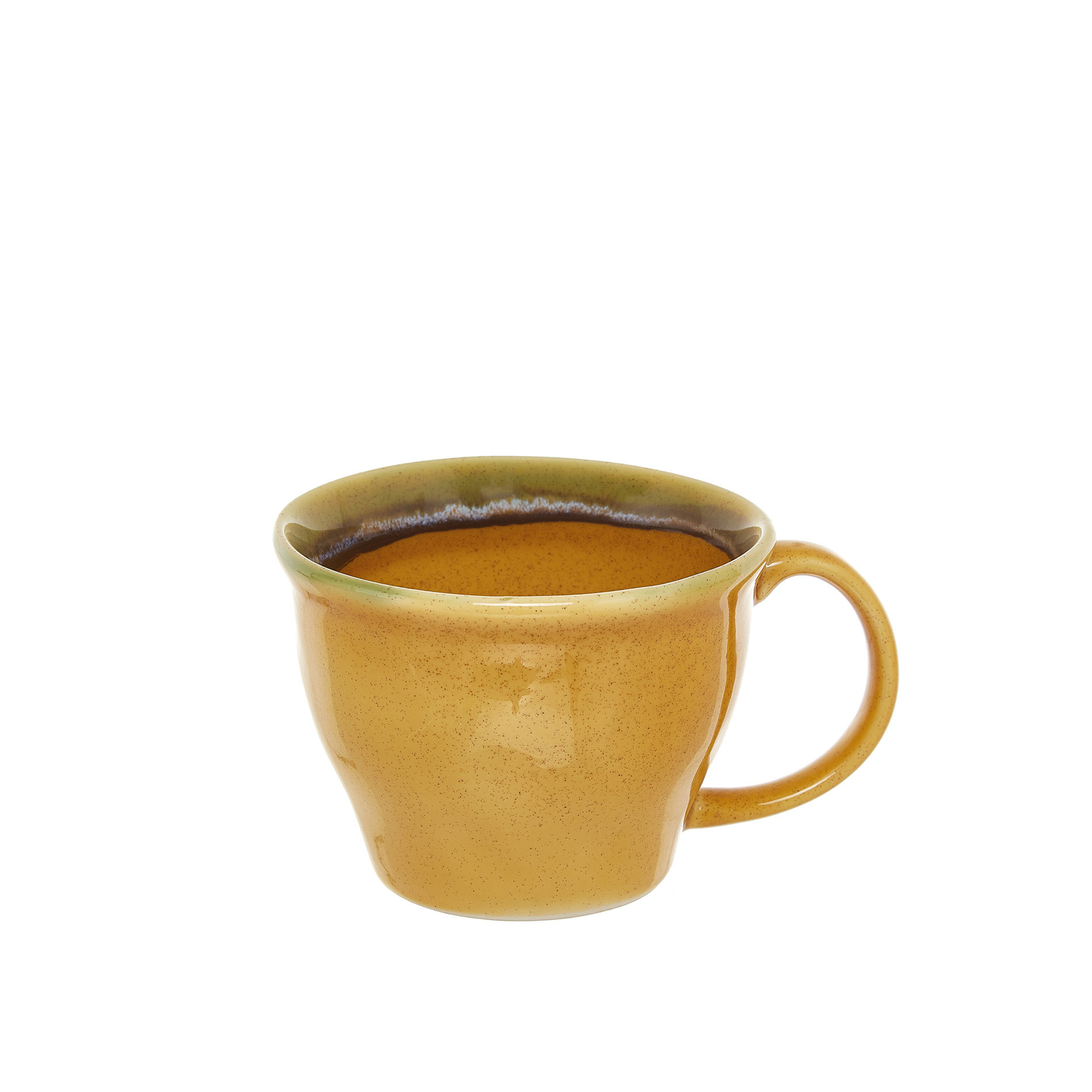 Cotton ceramic mug, Dark Yellow, large image number 0