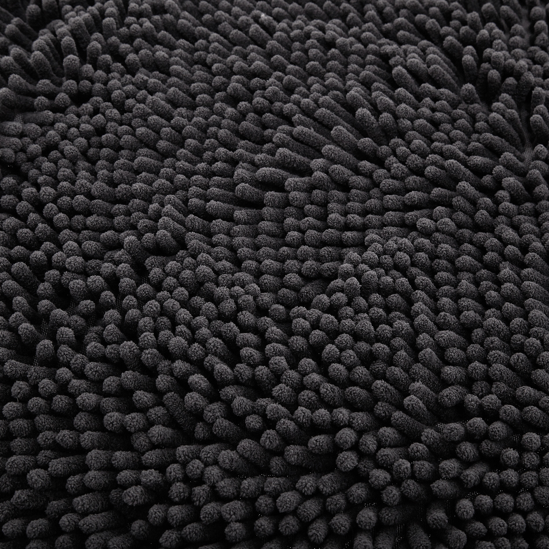 Shaggy microfiber bath mat, Dark Grey, large image number 2