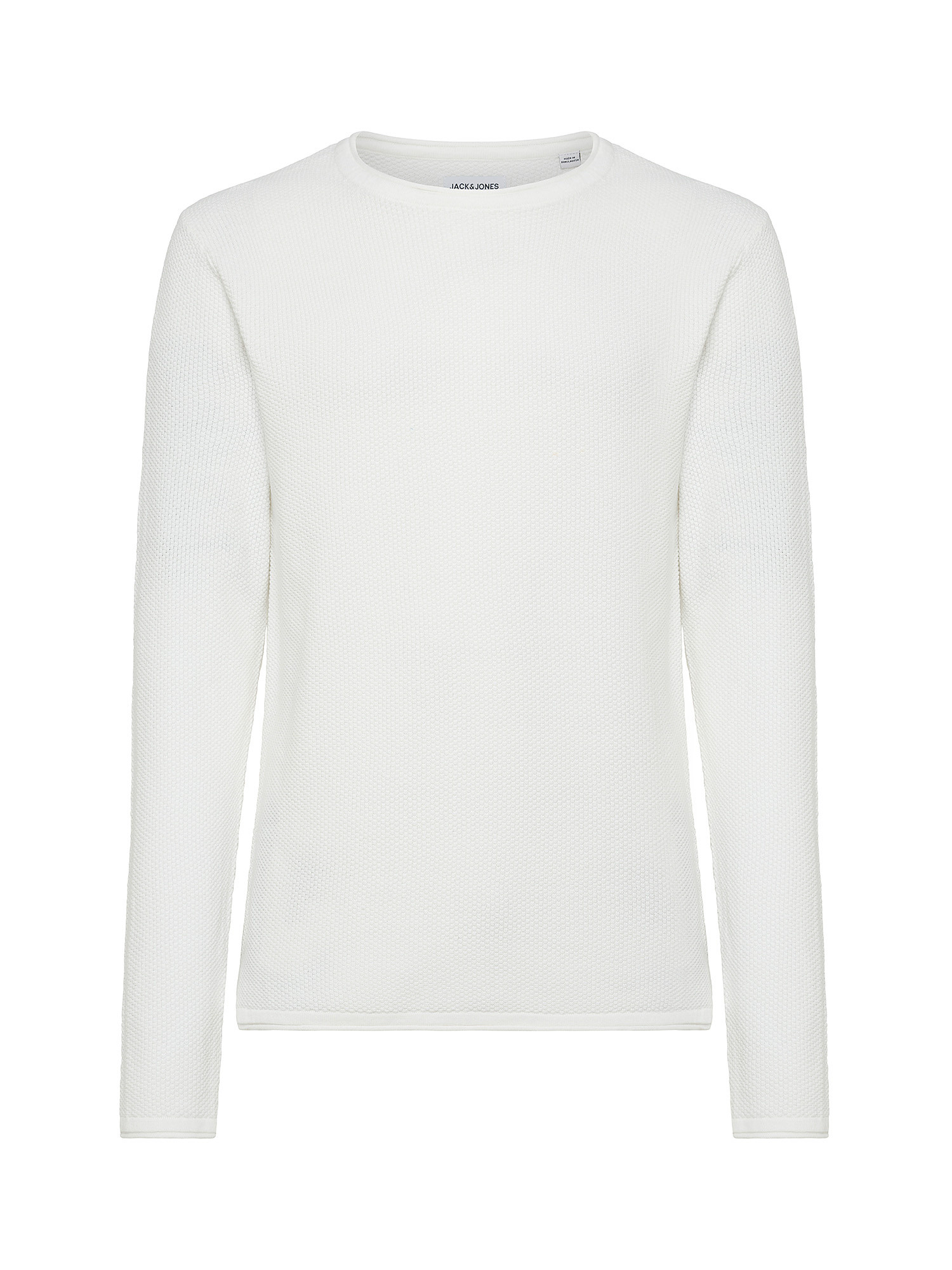 Jack & Jones - Cotton pullover, White, large image number 0