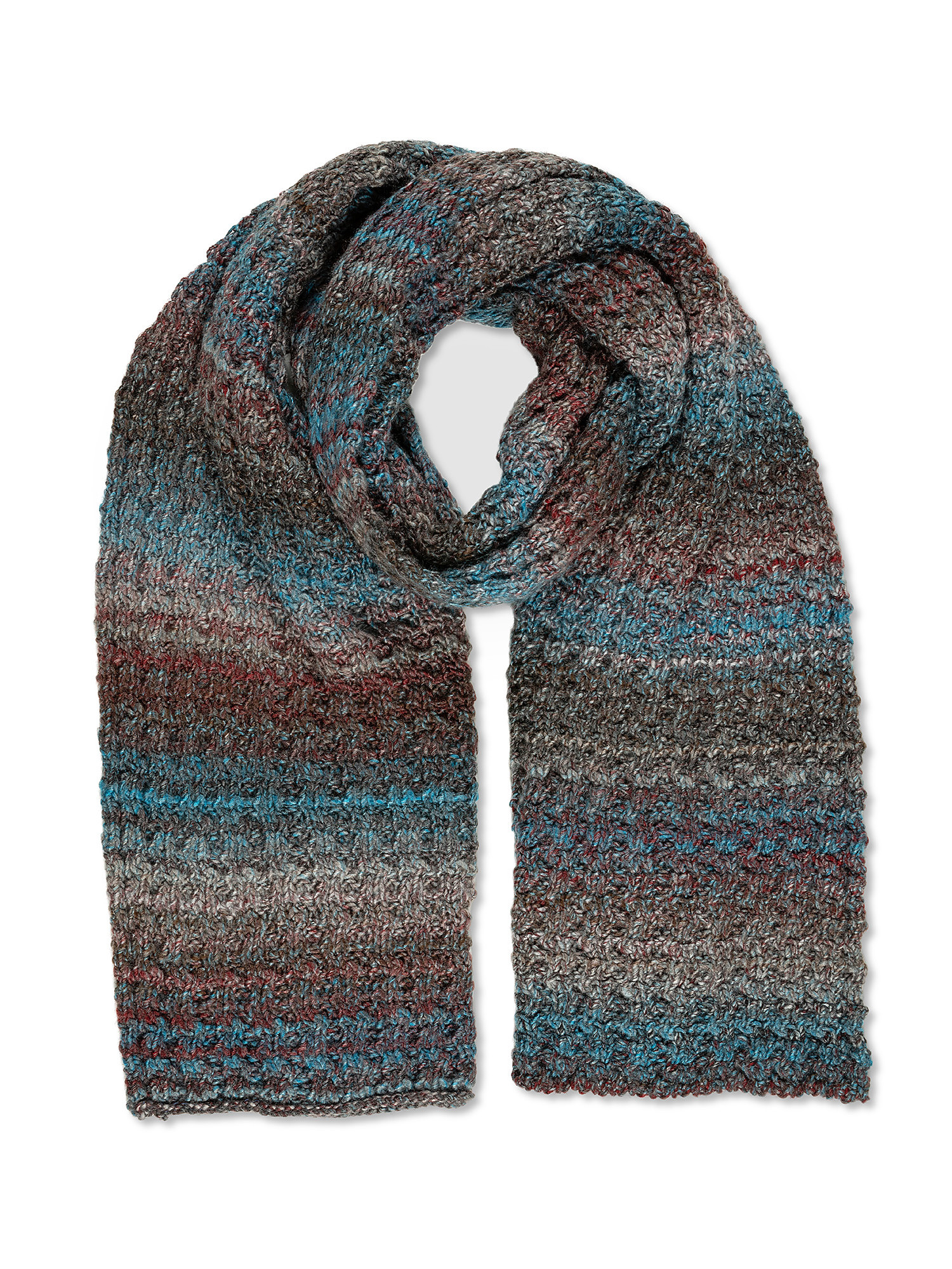 Knitted scarf, Multicolor, large image number 0
