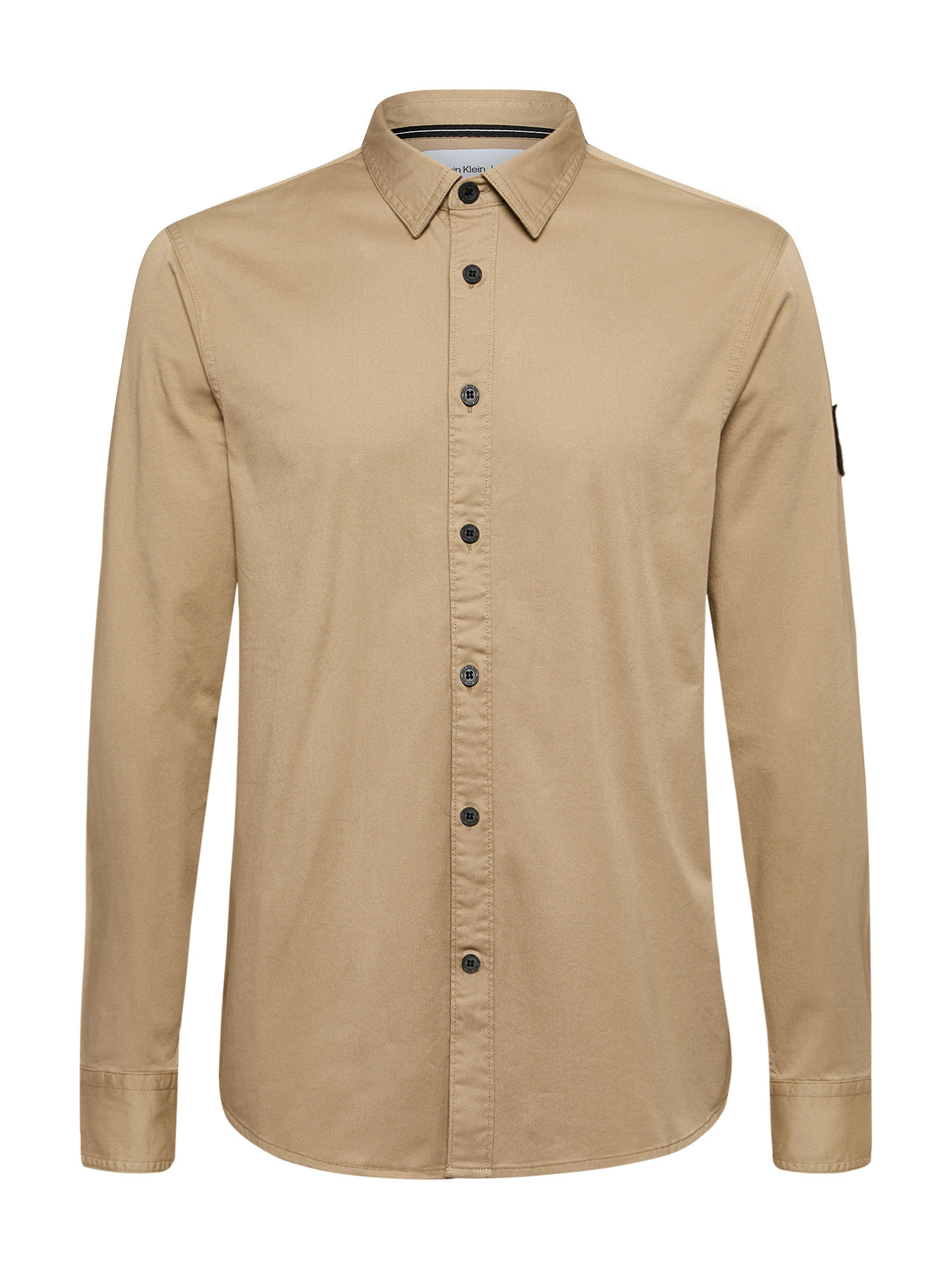 Calvin Klein Jeans -Camicia con logo, Beige scuro, large image number 0