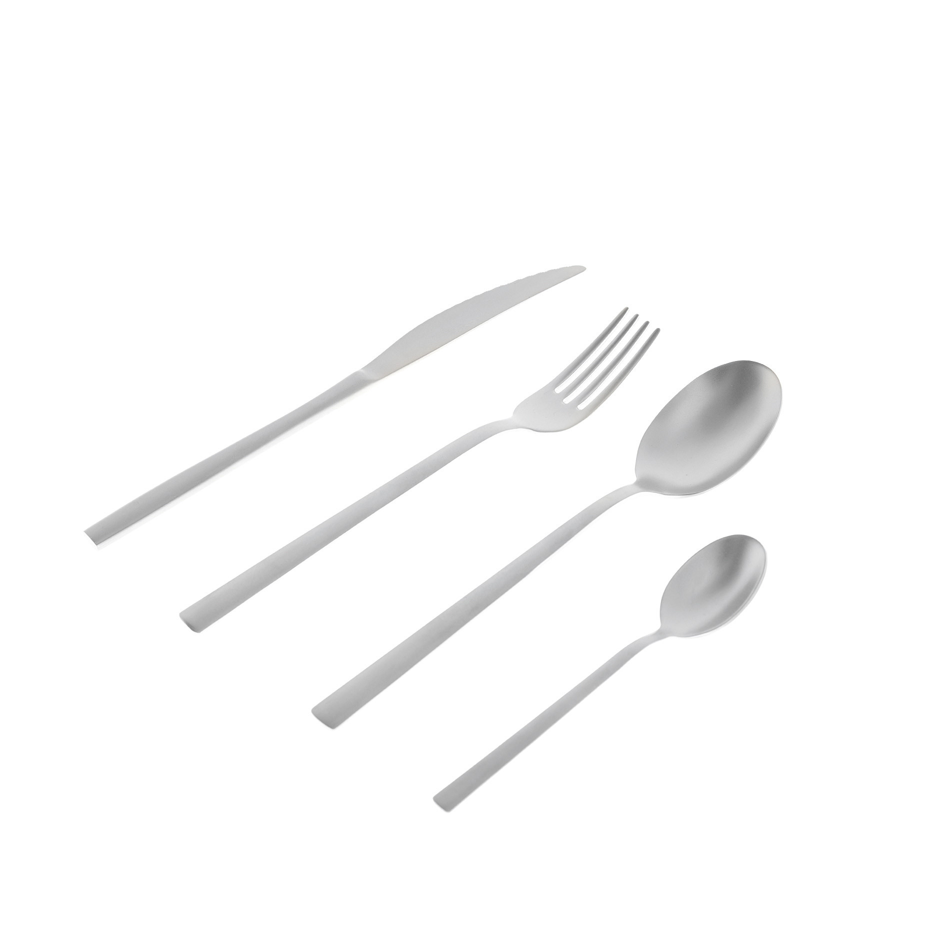 Set 24 Fashion steel cutlery, Silver Grey, large image number 0