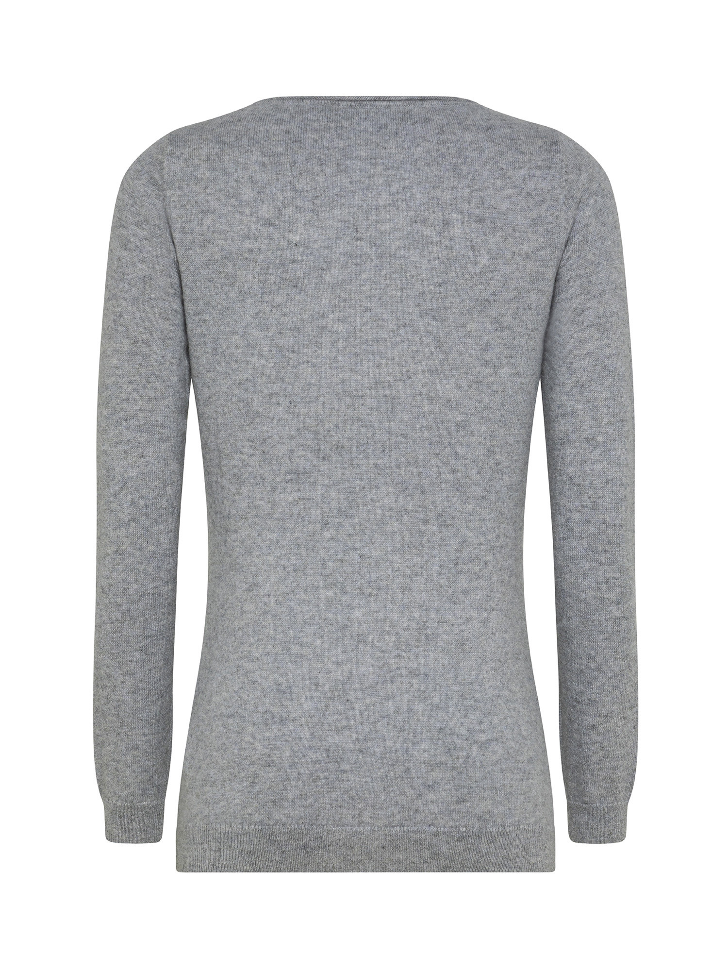Koan - Pure cashmere boat neck pullover, Grey, large image number 1
