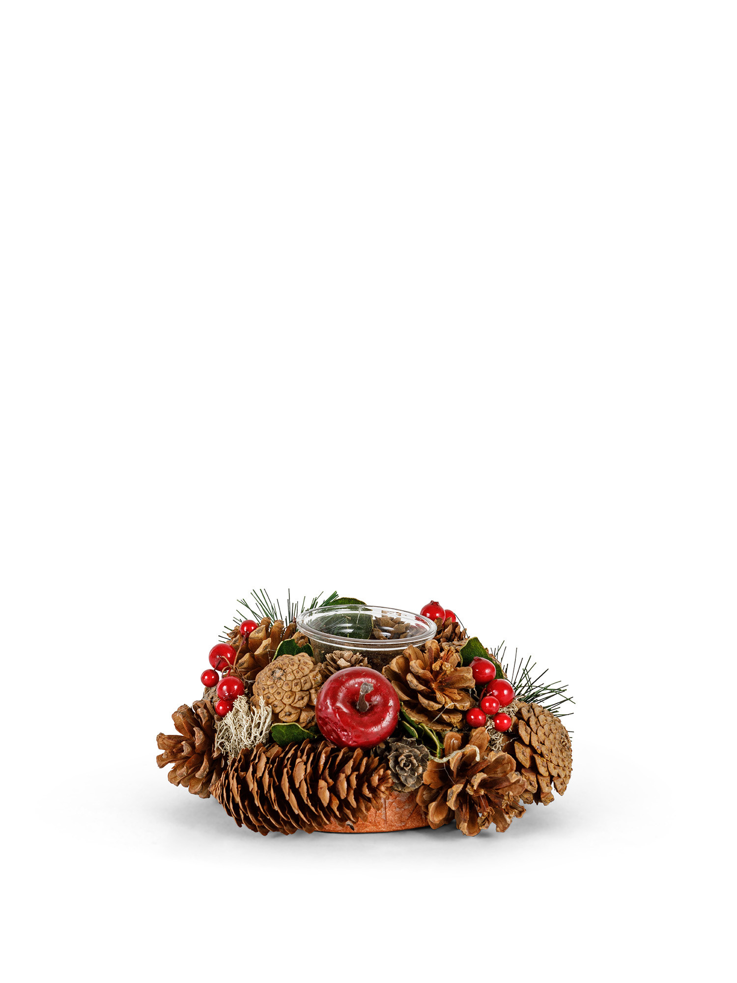 Votive pine cones and fruit, Brown, large image number 0