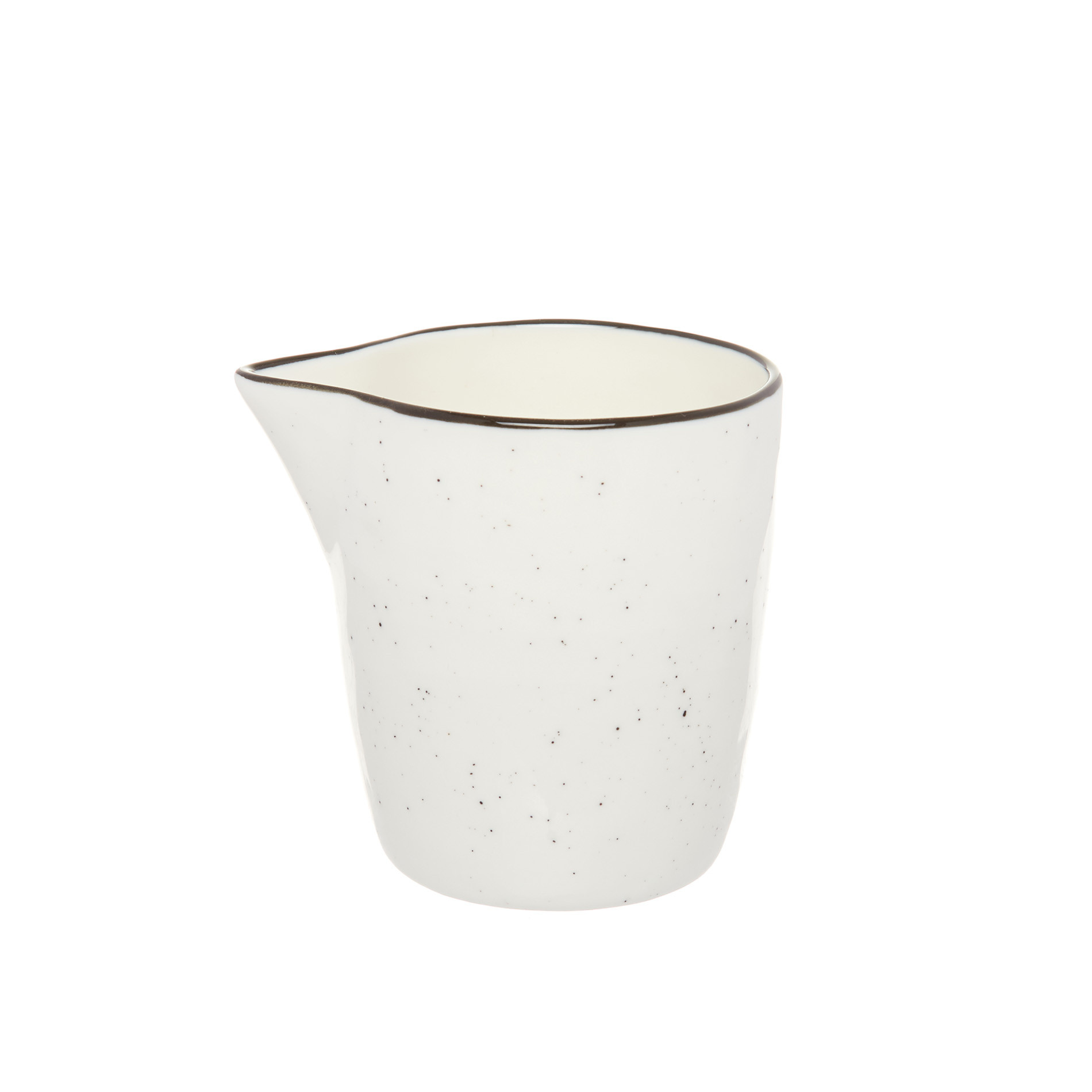 Ginevra porcelain milk jug, White, large image number 0