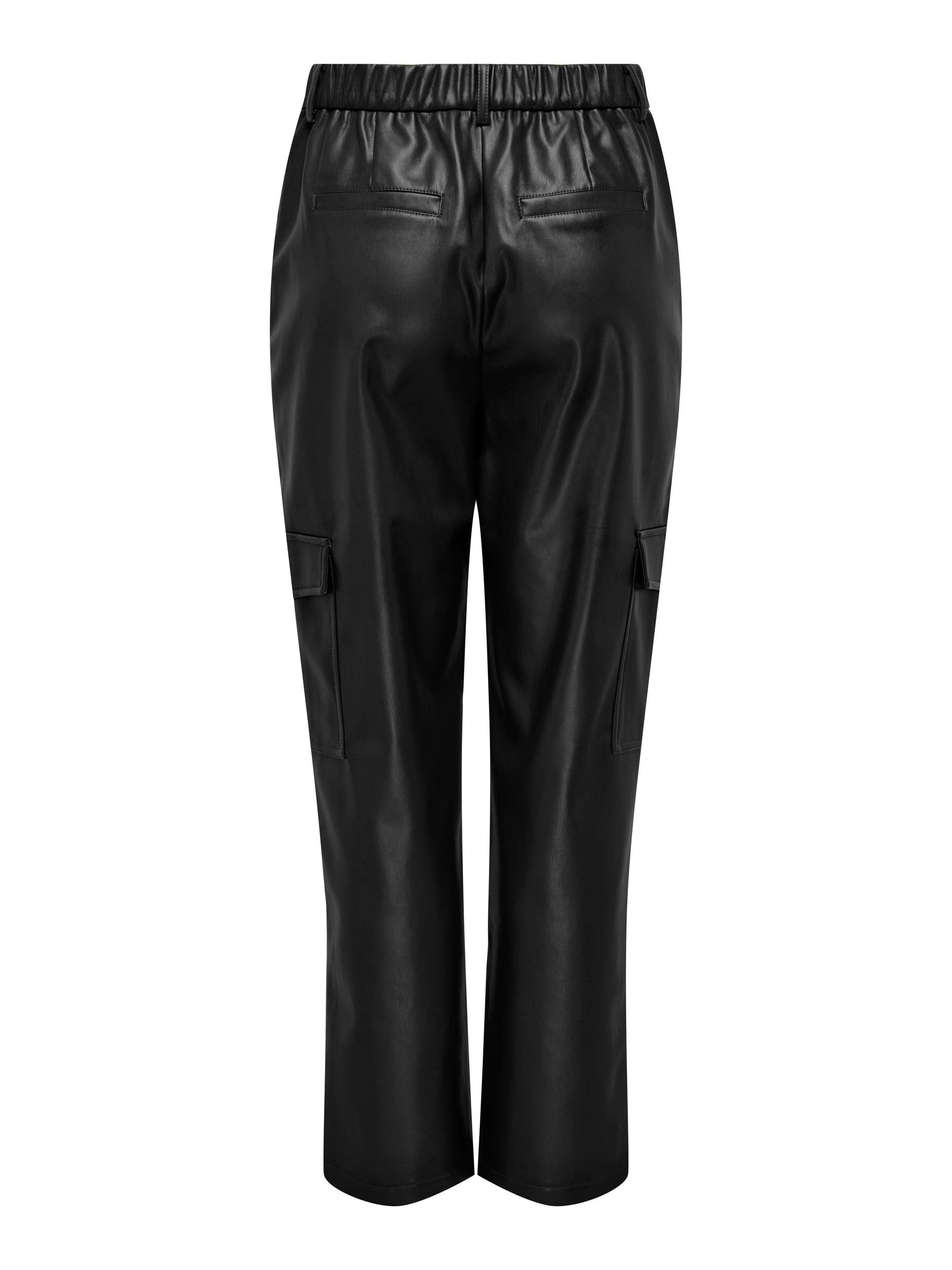 Only - Loose fit cargo trousers, Black, large image number 1